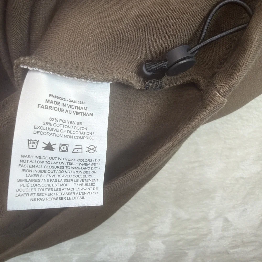 Nike Tech Fleece Crewneck Sweatshirt Brown Men's 4XL Heavyweight Pullover